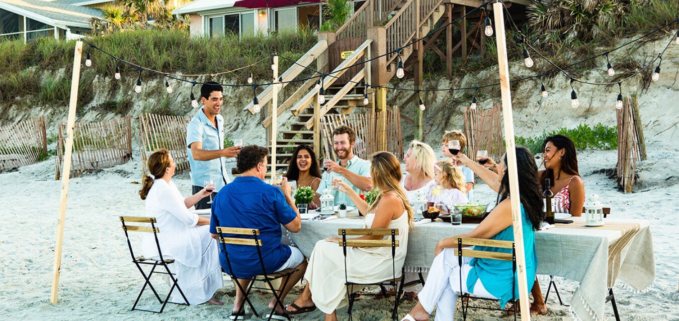 New Smyrna Beach Beach Dinner Party