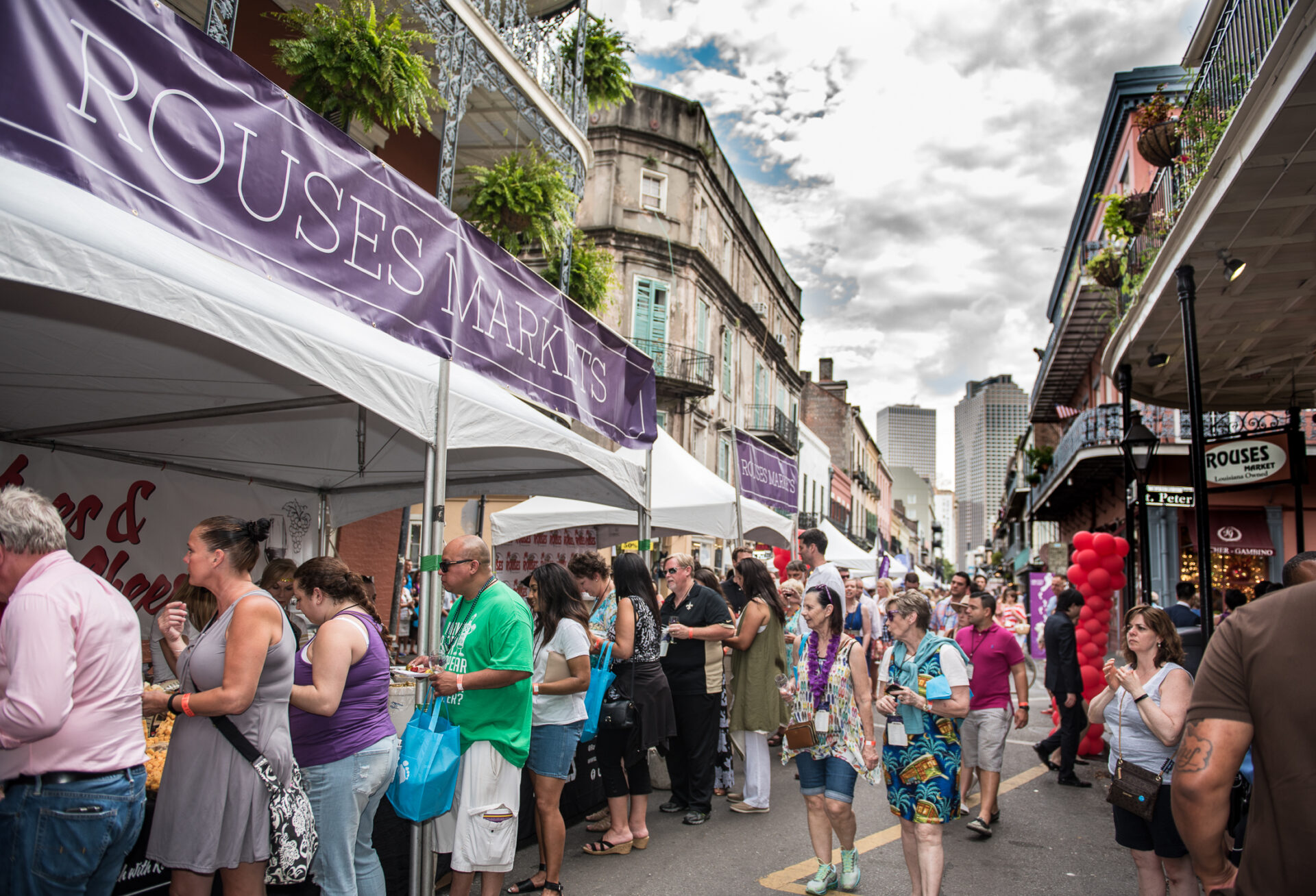 Royal Street at New Orleans Food and Wine Experience