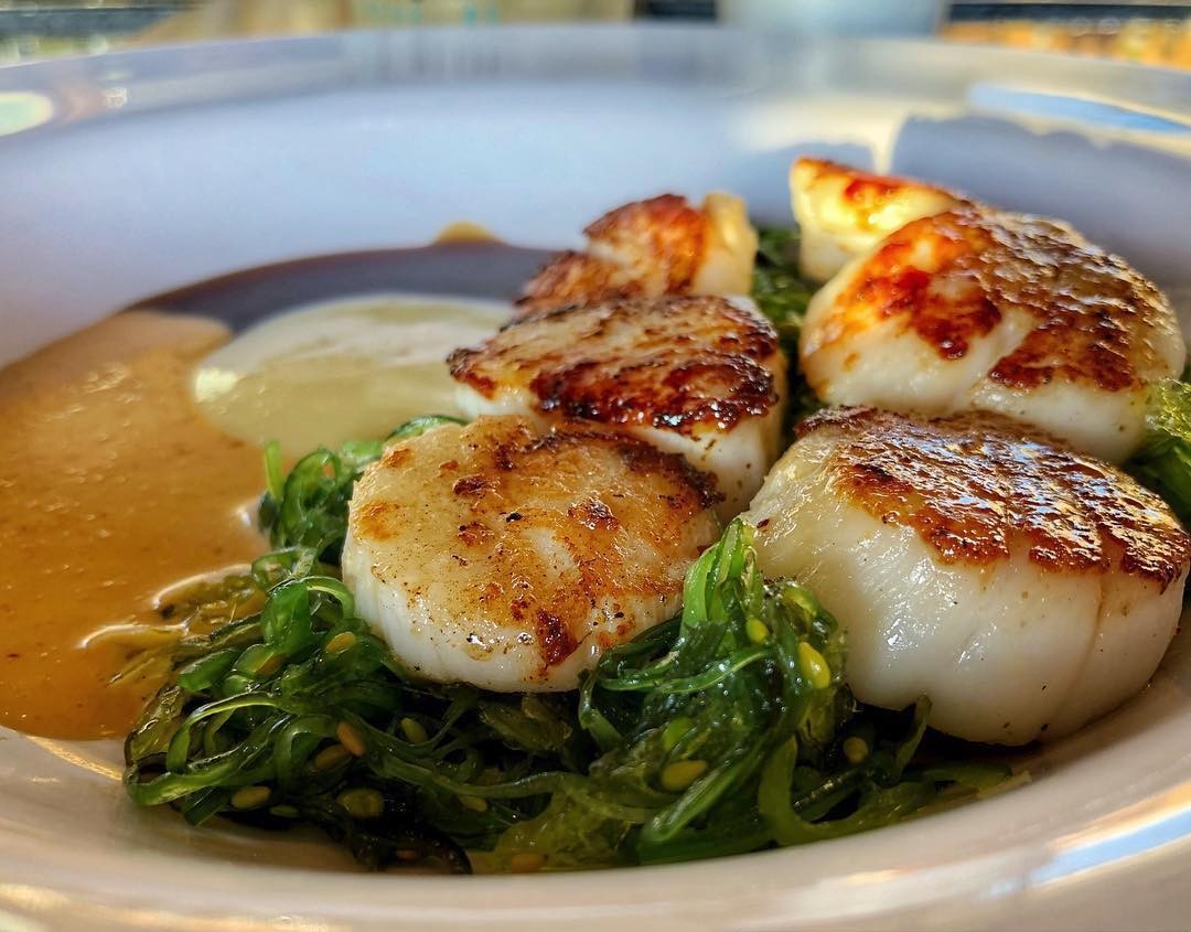 Scallops from Millers Waterfront Restaurant
