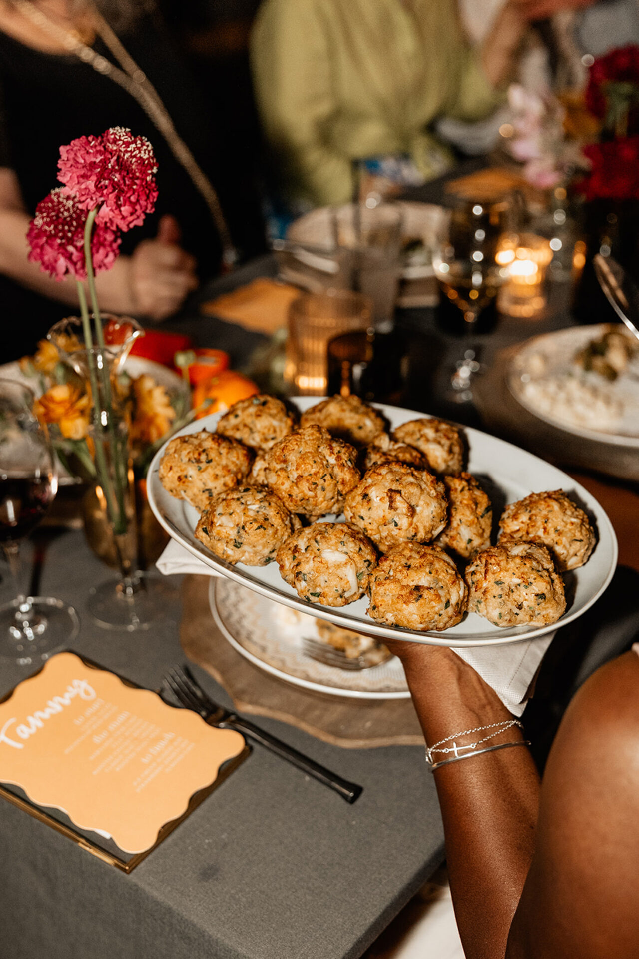 True Chesapeake Oyster Co.ʼsbroiled crabcakes.
