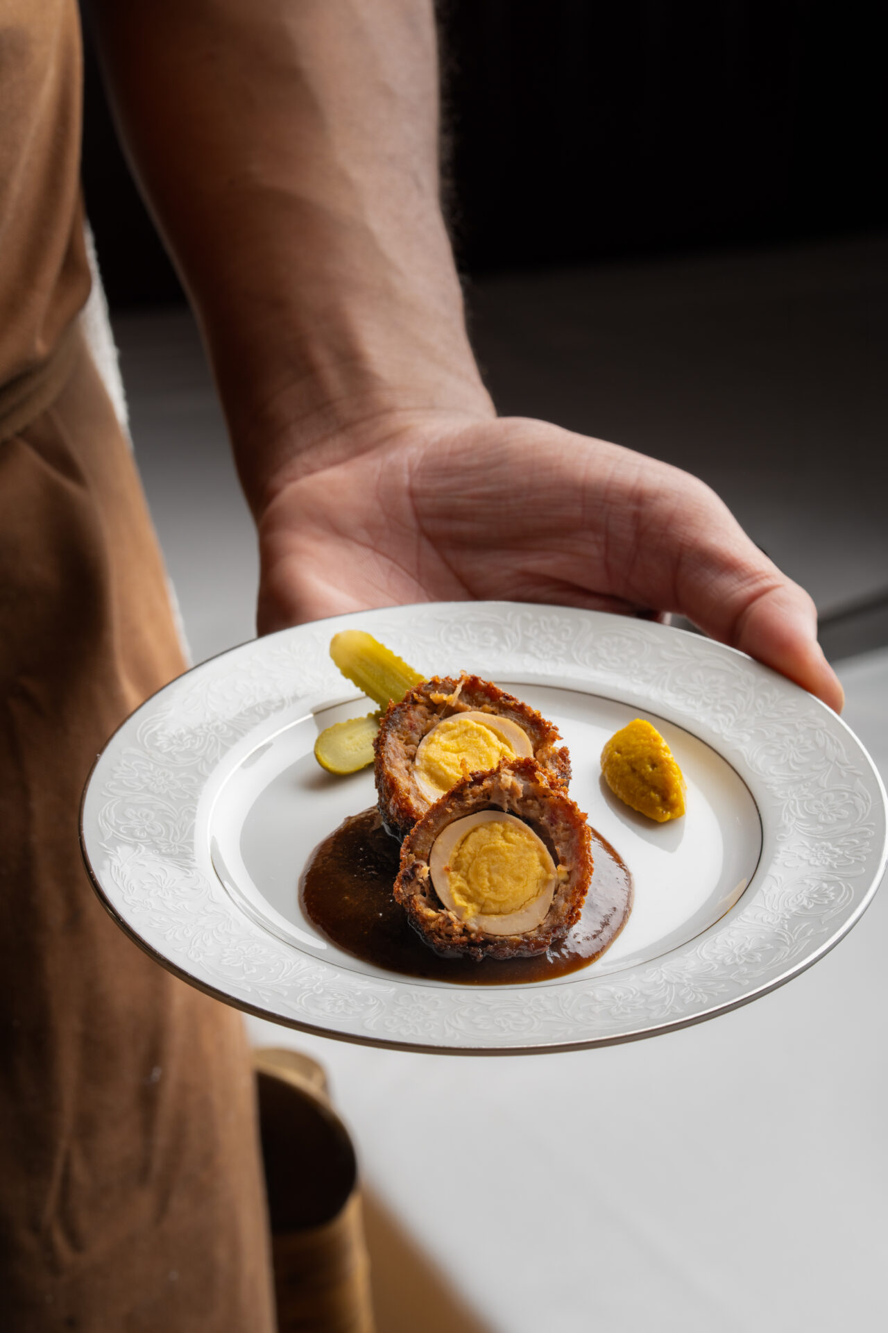 Murrays Creole Pub scotch quail egg