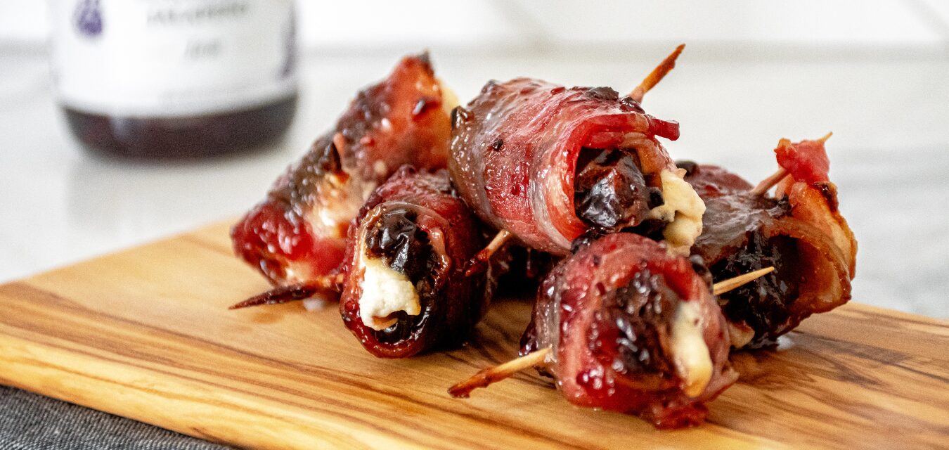 Raven’s Nest Blackberry Jalapeño Bacon Wrapped Dates imagery courtesy of Brittany Furbee