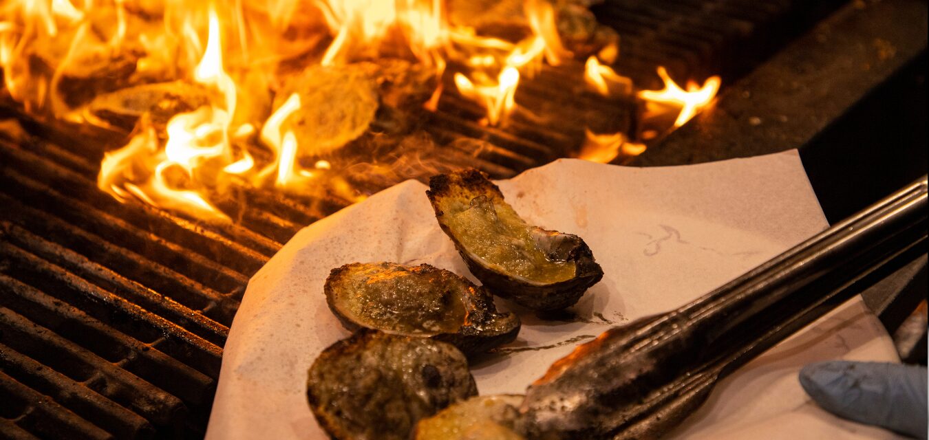 Ulele Char grilled oysters