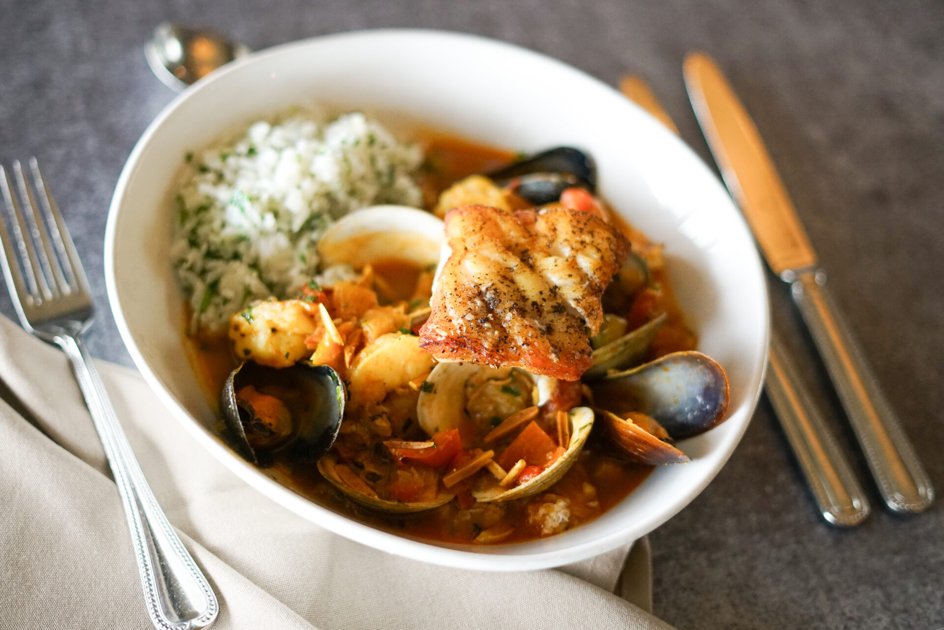 A dish at a Kiawah restaurant