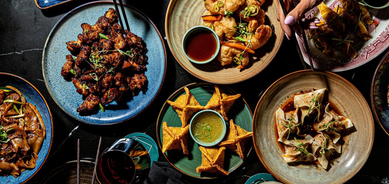 Dishes at Xo Brasserie
