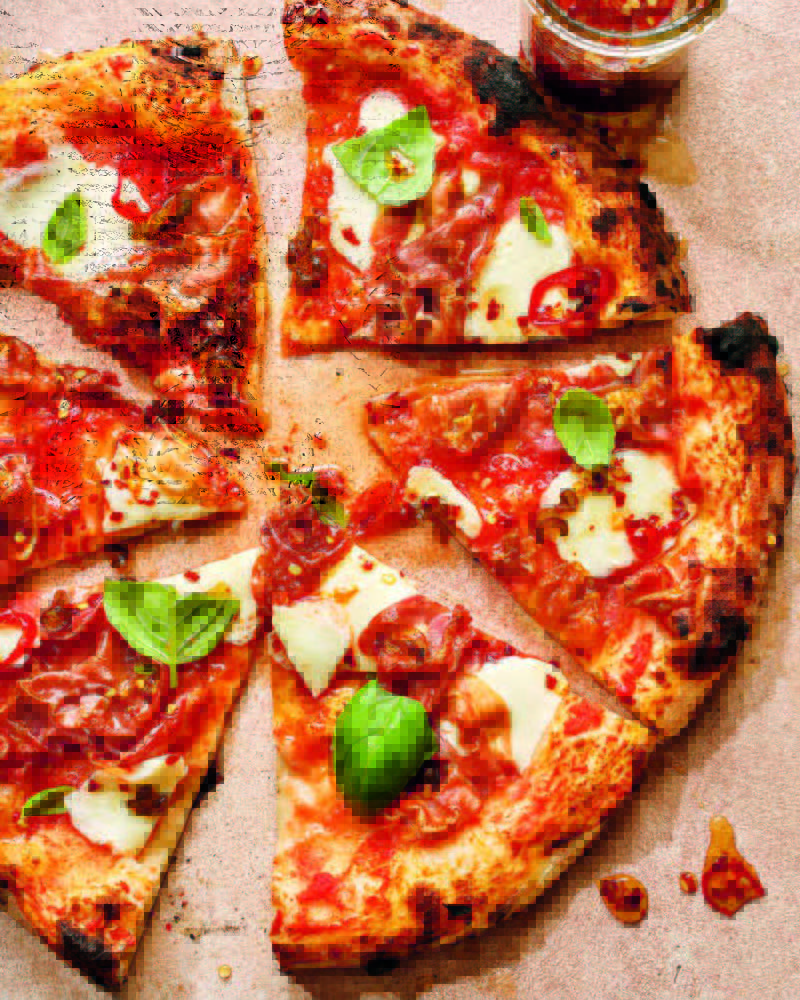 Prosciutto and Hot Honey Pizza ()