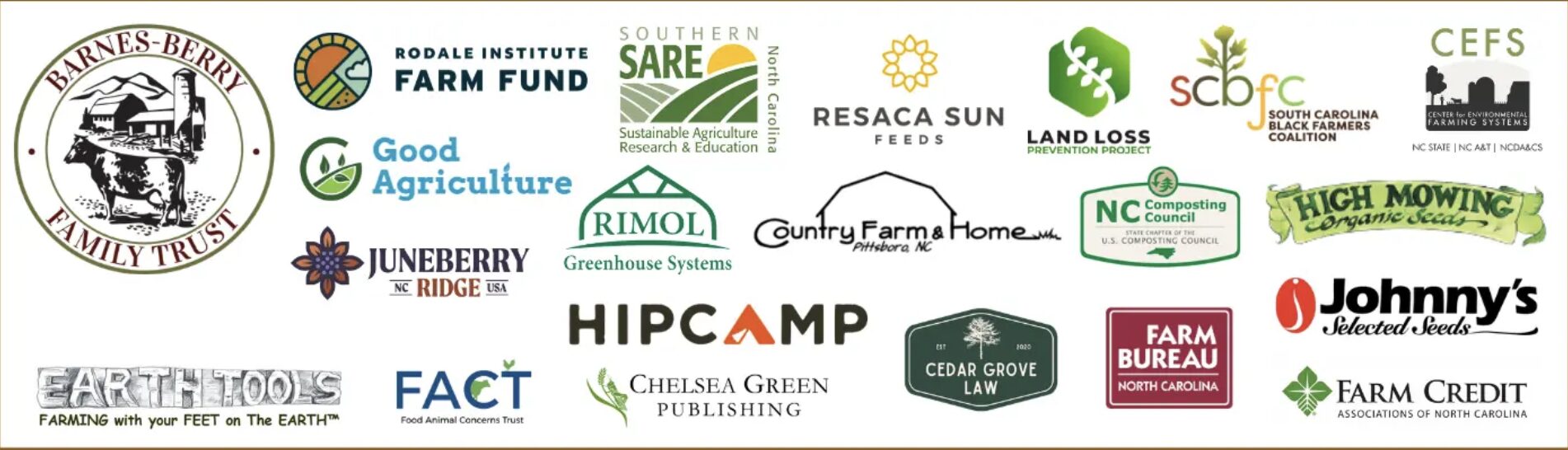 Sustainable Agriculture Conference sponsors