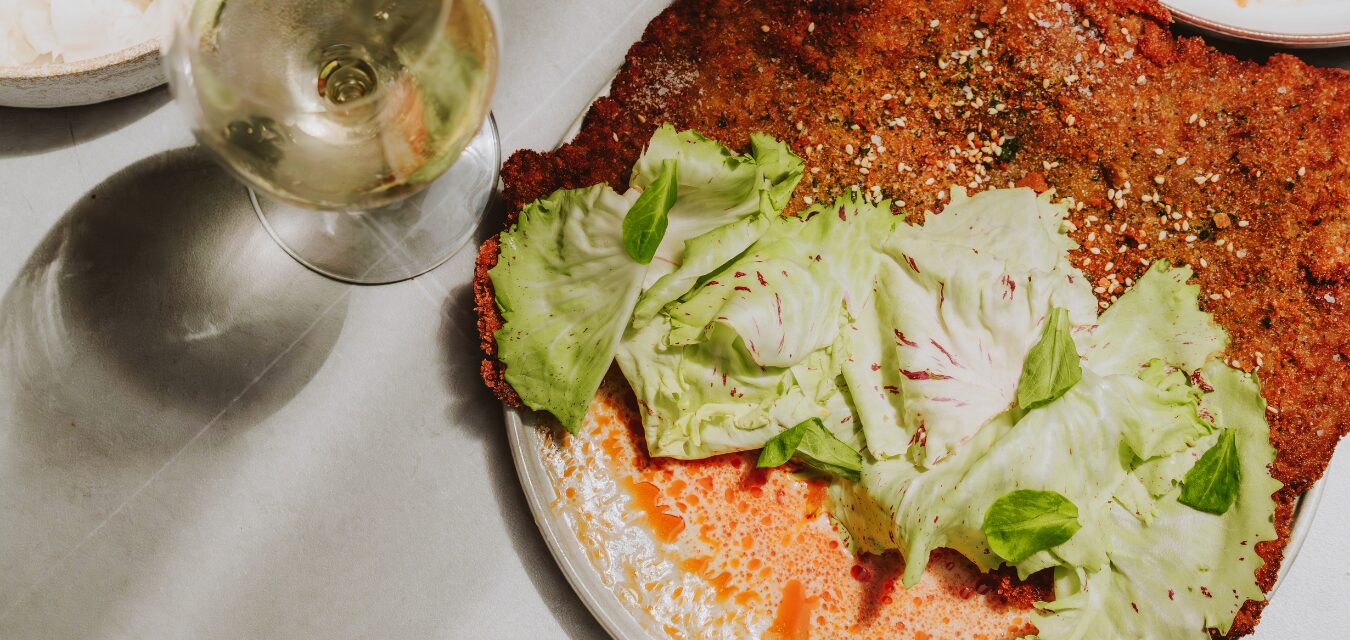 COUNTRY FRIED LAMB WITH SICHUAN GRAVY
