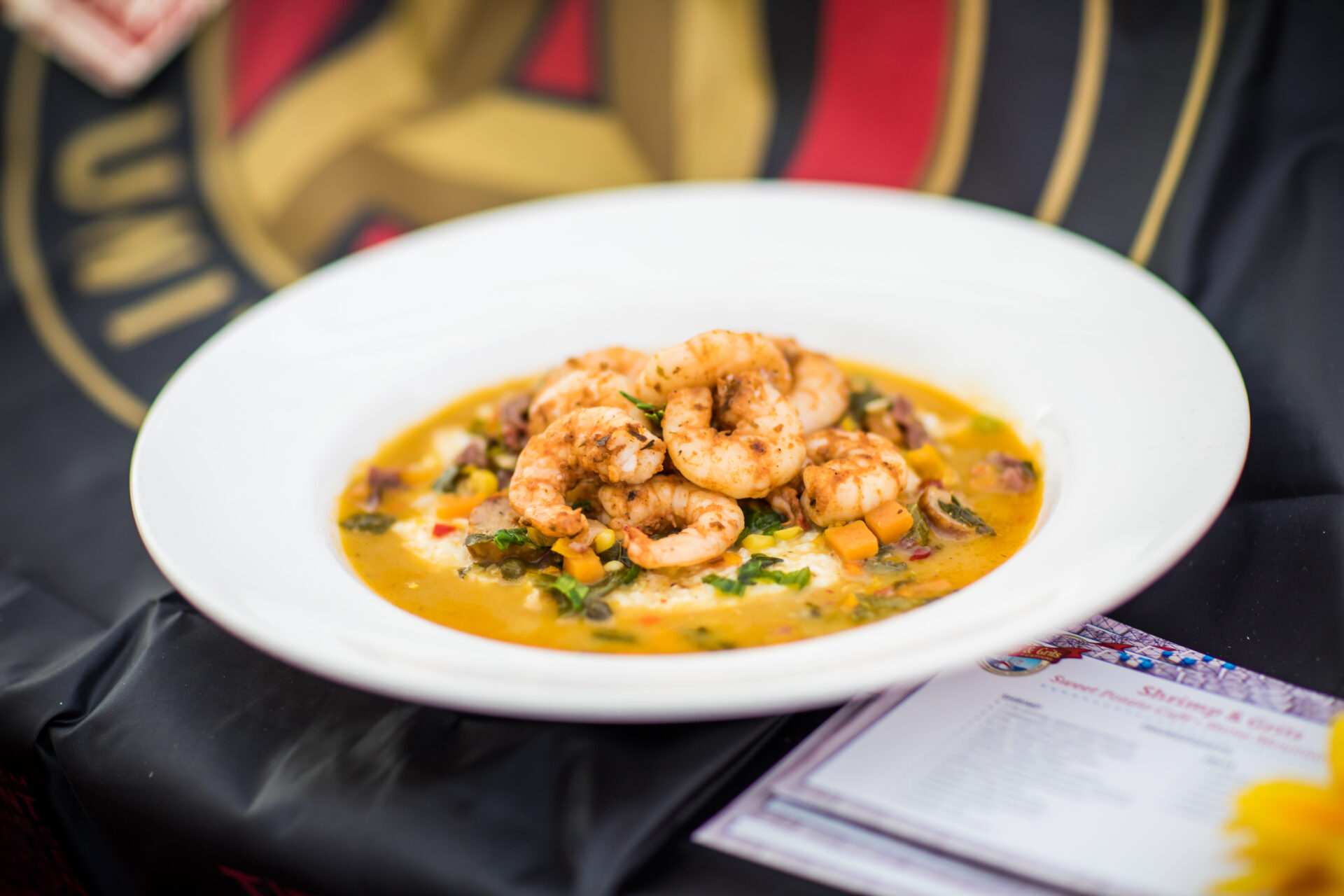 Jekyll Island Shrimp and Grits dish