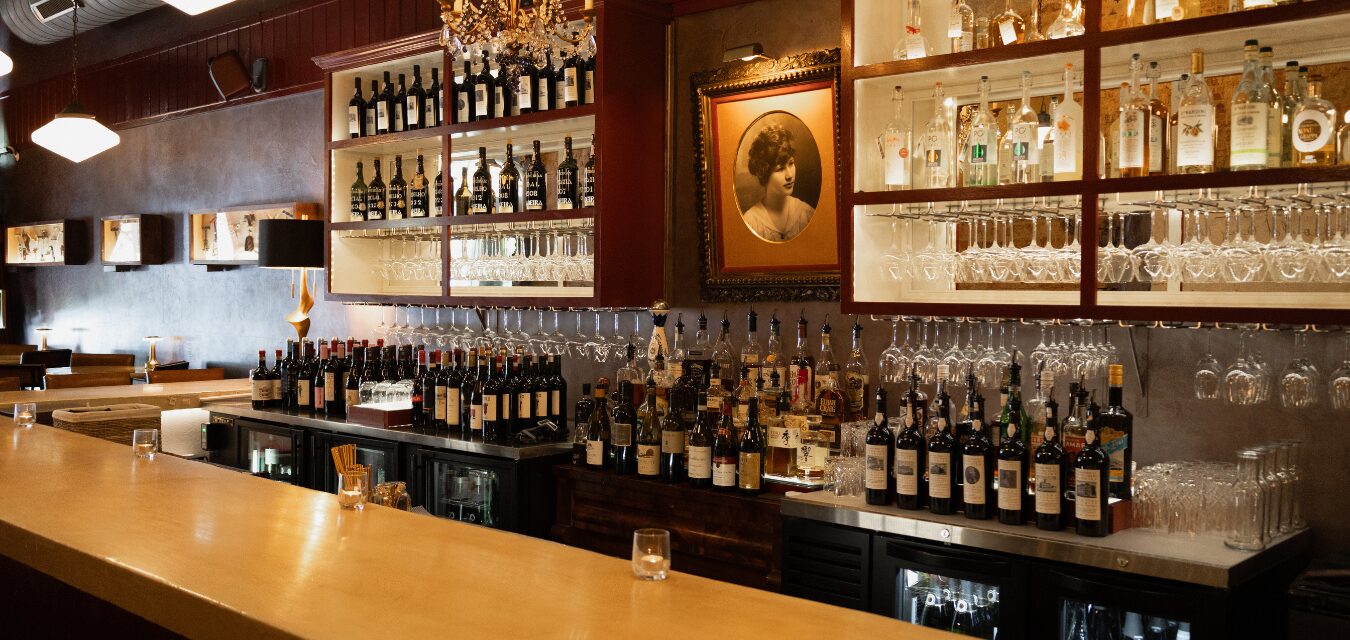 Luke Drake Wine Parlour bar