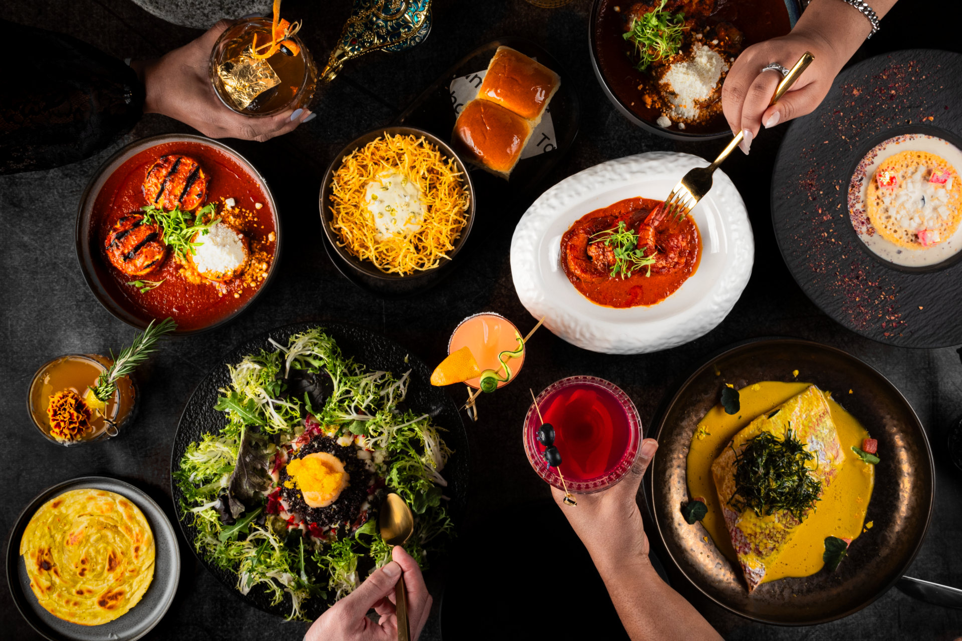 Tamasha food display