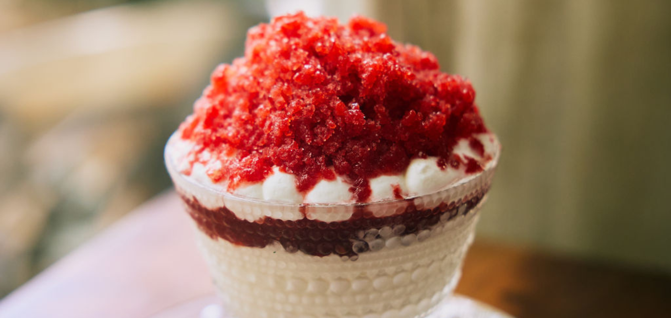 Vern's strawberry granita