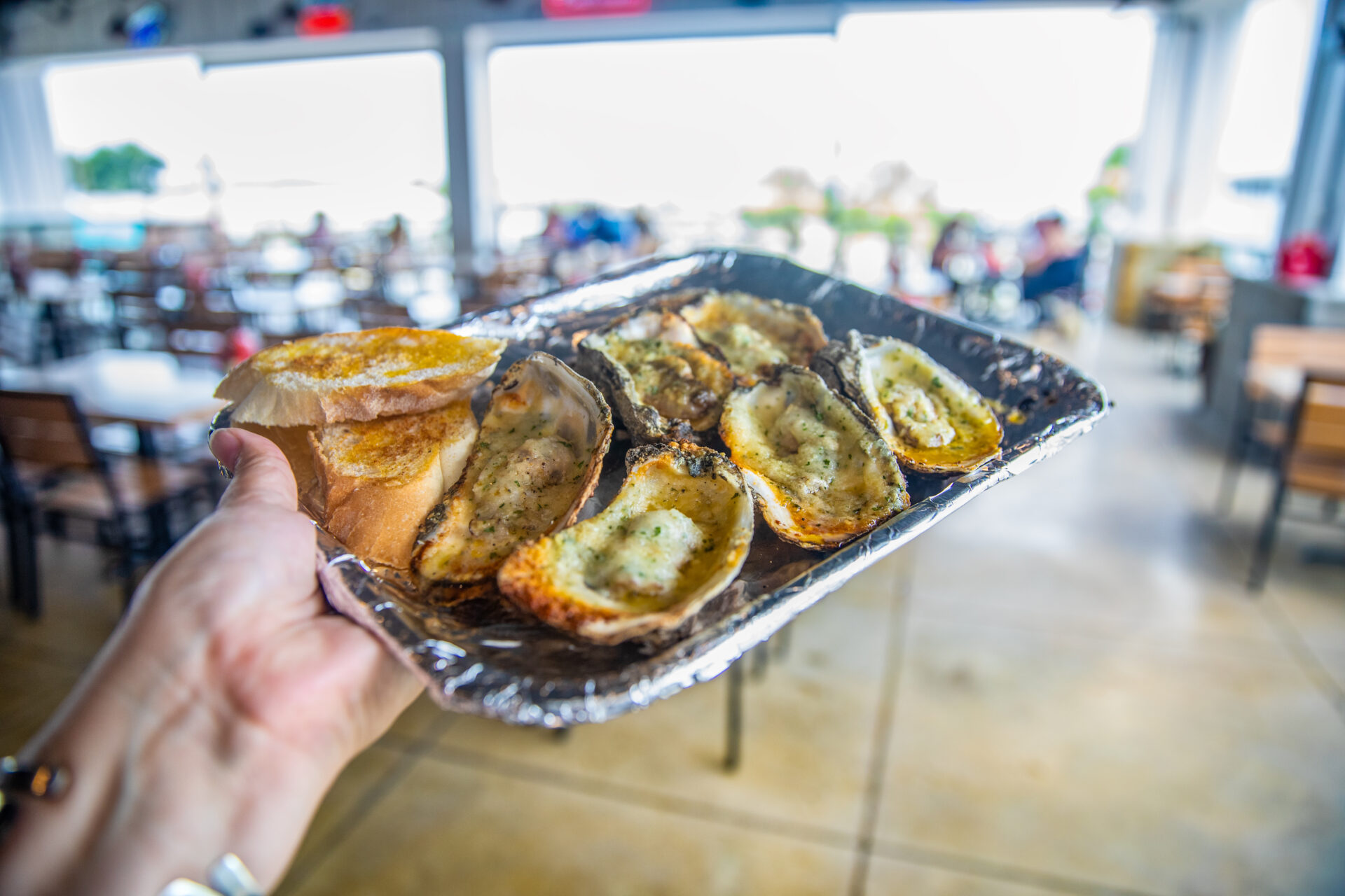 hunts chargrilled oysters Panama City