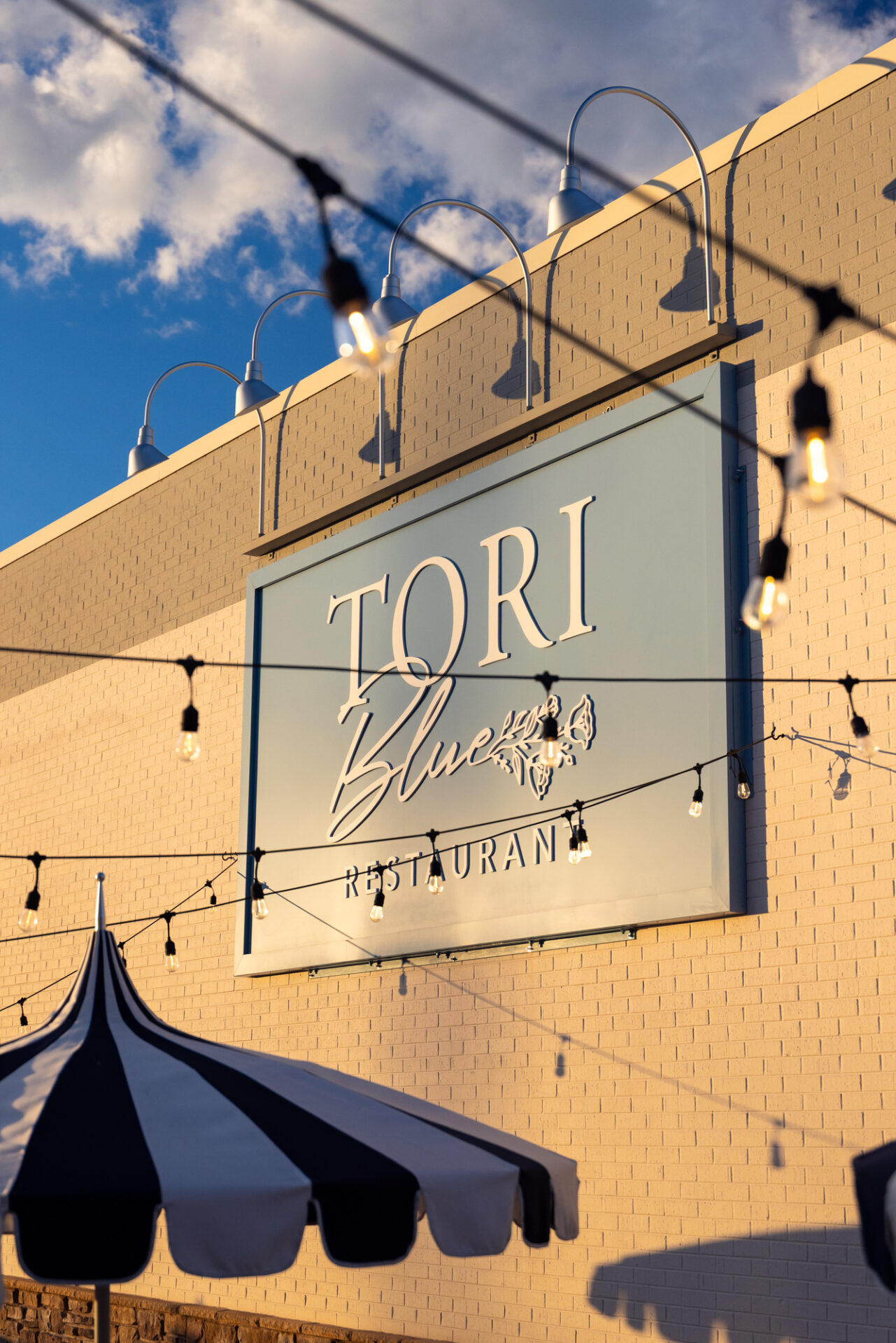 Tori Blue sign